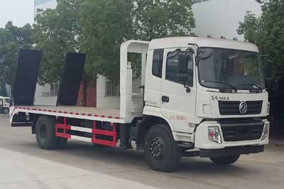 東風(fēng)專底國五單橋平板運輸車CLW5160TPBD5挖掘機運輸車